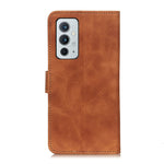 KHAZNEH Custodia per cellulare in pelle a conchiglia orizzontale con texture retrò con supporto, slot per schede e portafoglio, For OnePlus 9RT 5G, For OPPO Realme 8i, For Huawei nova 8i / Honor 50 Lite