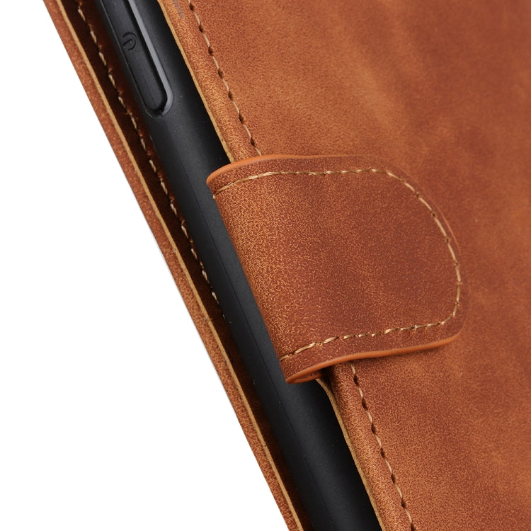 KHAZNEH Custodia per cellulare in pelle a conchiglia orizzontale con texture retrò con supporto, slot per schede e portafoglio, For OnePlus 9RT 5G, For OPPO Realme 8i, For Huawei nova 8i / Honor 50 Lite