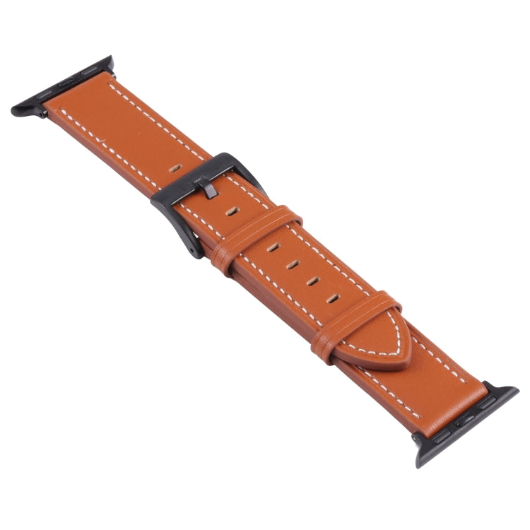 Cinturino di ricambio in pelle per Apple Watch Series, 7 45mm / 6&SE&5&4 44mm / 3&2&1 42mm, 7 41mm / 6&SE&5&4 40mm / 3&2&1 38mm