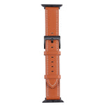 Cinturino di ricambio in pelle per Apple Watch Series, 7 45mm / 6&SE&5&4 44mm / 3&2&1 42mm, 7 41mm / 6&SE&5&4 40mm / 3&2&1 38mm