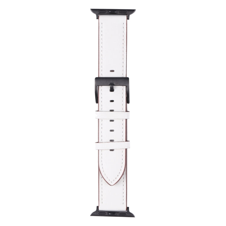 Cinturino di ricambio in pelle per Apple Watch Series, 7 45mm / 6&SE&5&4 44mm / 3&2&1 42mm, 7 41mm / 6&SE&5&4 40mm / 3&2&1 38mm