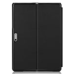 Custodia in pelle per tablet a vibrazione orizzontale pressata elettrica tinta unita con supporto, For Microsoft Surface Pro 8