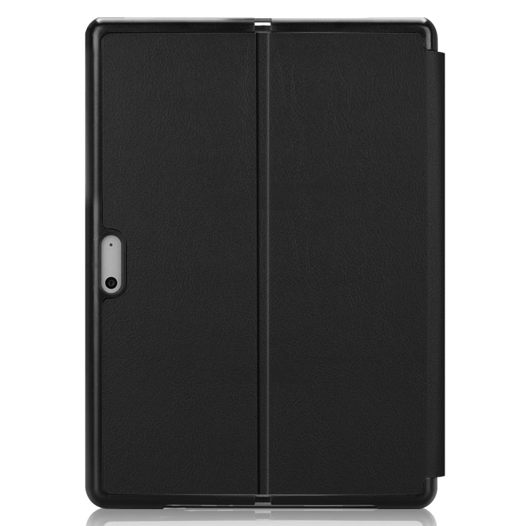 Custodia in pelle per tablet a vibrazione orizzontale pressata elettrica tinta unita con supporto, For Microsoft Surface Pro 8