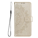 Custodia portafoglio in pelle con slot carte per Galaxy M52 5G