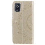 Custodia portafoglio in pelle con slot carte per Galaxy M52 5G