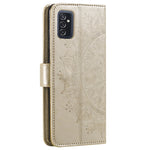 Custodia portafoglio in pelle con slot carte per Galaxy M52 5G