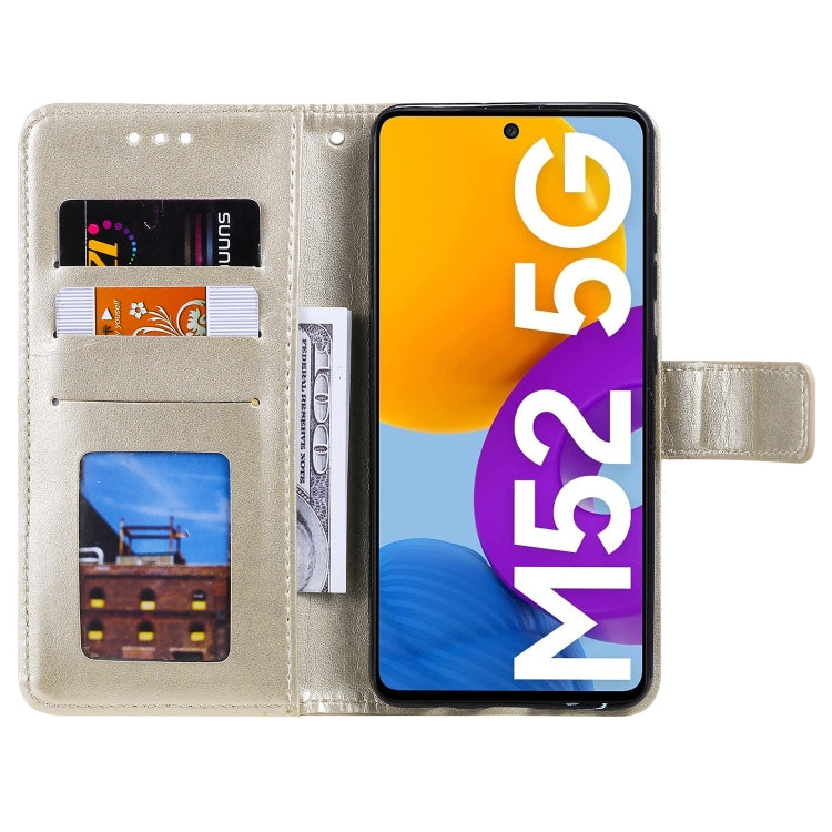 Custodia portafoglio in pelle con slot carte per Galaxy M52 5G