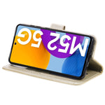 Custodia portafoglio in pelle con slot carte per Galaxy M52 5G