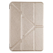 Custodia in pelle per tablet Flip con deformazione orizzontale in seta con supporto, For iPad mini 2024 / mini 6