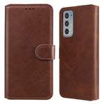 Custodia in pelle per telefono a conchiglia orizzontale con texture classica in vitello, For Motorola Moto Edge 20, For vivo Y21 / Y33S, For Xiaomi Mi 11T / 11T Pro