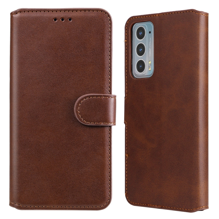 Custodia in pelle per telefono a conchiglia orizzontale con texture classica in vitello, For Motorola Moto Edge 20, For vivo Y21 / Y33S, For Xiaomi Mi 11T / 11T Pro