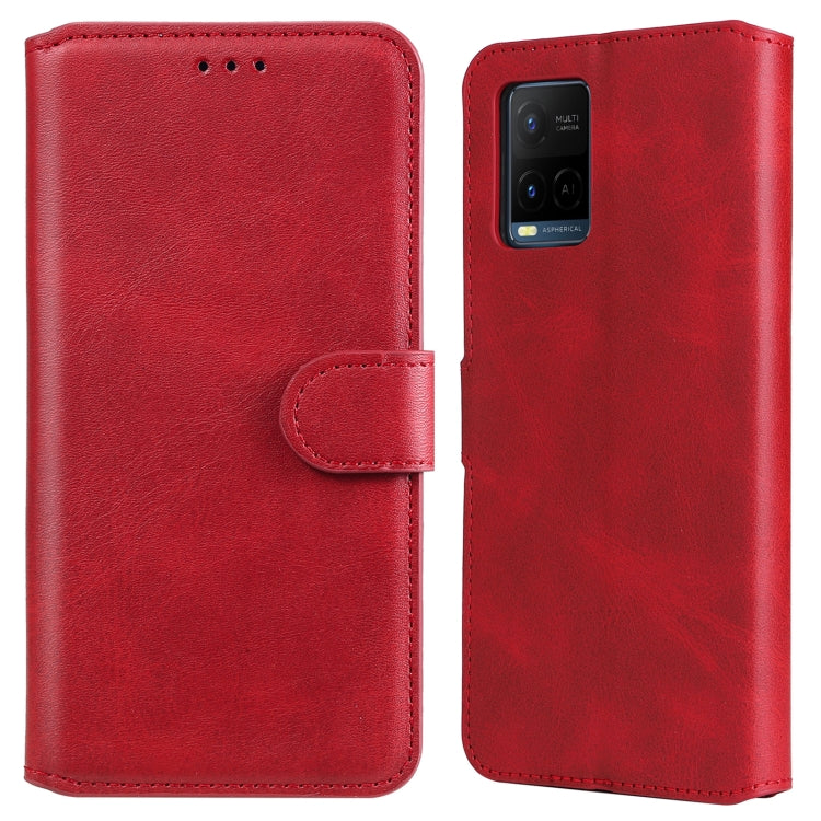 Custodia in pelle per telefono a conchiglia orizzontale con texture classica in vitello, For Motorola Moto Edge 20, For vivo Y21 / Y33S, For Xiaomi Mi 11T / 11T Pro