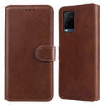 Custodia in pelle per telefono a conchiglia orizzontale con texture classica in vitello, For Motorola Moto Edge 20, For vivo Y21 / Y33S, For Xiaomi Mi 11T / 11T Pro