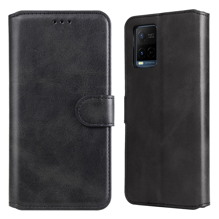 Custodia in pelle per telefono a conchiglia orizzontale con texture classica in vitello, For Motorola Moto Edge 20, For vivo Y21 / Y33S, For Xiaomi Mi 11T / 11T Pro