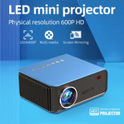 T4 Stesso Schermo Versione 1024x600 1200 Lumen Proiettore LCD Portatile Home Theater, US Plug, EU Plus, UK Plus, AU Plug