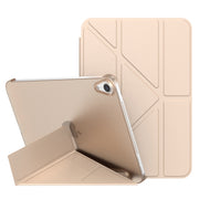 Custodia in pelle per tablet di deformazione per PC traslucida opaca su entrambi i lati con supporto e funzione Sleep / Wake-up, For iPad mini 2024 / mini 6
