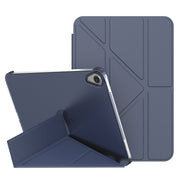 Custodia in pelle per tablet di deformazione per PC traslucida opaca su entrambi i lati con supporto e funzione Sleep / Wake-up, For iPad mini 2024 / mini 6