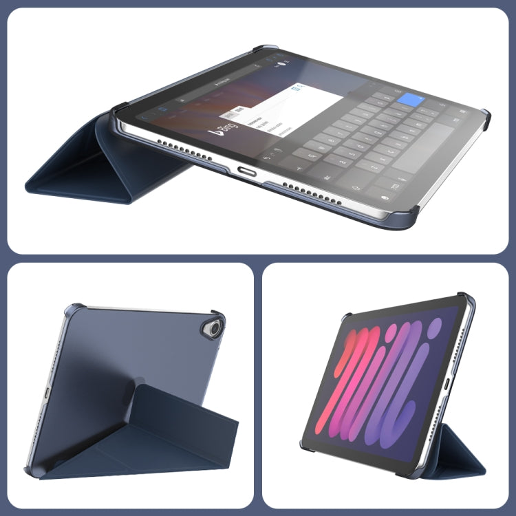 Custodia in pelle per iPad mini 2024 e mini 6 con supporto