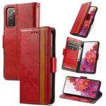 CustodiaCustodia in pelle con doppia fibbia magnetica Neo Splicing con supporto, slot per schede e portafoglio, For Doogee N40 Pro, For Infinix Zero 8, For Vodafone Smart E11, For Wiko Power U30, For Xiaomi 11T / 11T Pro, For Samsung Galaxy S20 FE