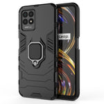 Custodia protettiva antiurto per PC + TPU con supporto per anello magnetico, For OPPO Realme 8i