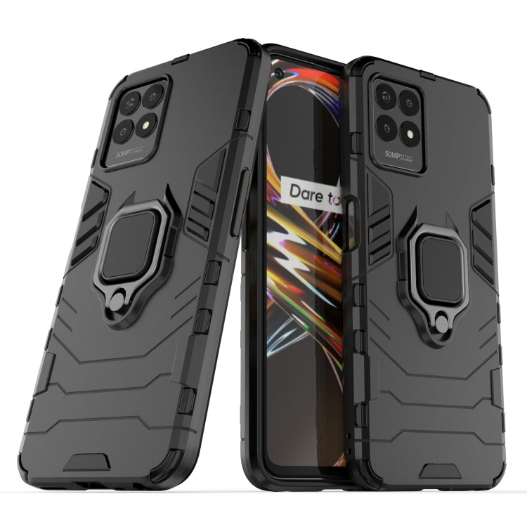 Custodia protettiva antiurto per PC + TPU con supporto per anello magnetico, For OPPO Realme 8i