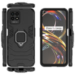 Custodia protettiva antiurto per PC + TPU con supporto per anello magnetico, For OPPO Realme 8i