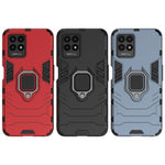 Custodia protettiva antiurto per PC + TPU con supporto per anello magnetico, For OPPO Realme 8i