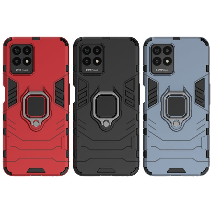 Custodia protettiva antiurto per PC + TPU con supporto per anello magnetico, For OPPO Realme 8i
