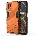 Punk Armor 2 in 1 PC + custodia per telefono antiurto in TPU con supporto invisibile, For Realme 8i