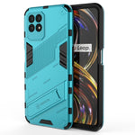 Punk Armor 2 in 1 PC + custodia per telefono antiurto in TPU con supporto invisibile, For Realme 8i