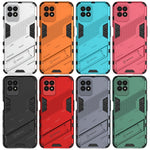 Punk Armor 2 in 1 PC + custodia per telefono antiurto in TPU con supporto invisibile, For Realme 8i