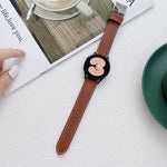Cinturino cinturino in pelle cucito, For Samsung Galaxy Watch4 40mm / 44mm
