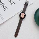 Cinturino cinturino in pelle cucito, For Samsung Galaxy Watch4 40mm / 44mm