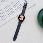Cinturino cinturino in pelle cucito, For Samsung Galaxy Watch4 40mm / 44mm