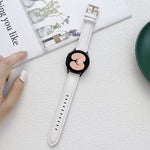 Cinturino cinturino in pelle cucito, For Samsung Galaxy Watch4 40mm / 44mm
