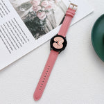 Cinturino cinturino in pelle cucito, For Samsung Galaxy Watch4 40mm / 44mm