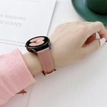 Cinturino cinturino in pelle cucito, For Samsung Galaxy Watch4 40mm / 44mm