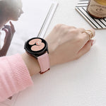 Cinturino con cinturino in pelle con texture litchi, For Samsung Galaxy Watch4 40mm / 44mm