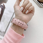 Cinturino con cinturino in pelle con texture litchi, For Samsung Galaxy Watch4 40mm / 44mm