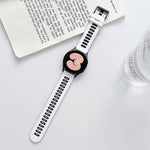 Cinturino in silicone bicolore, For Samsung Galaxy Watch4 40mm / 44mm