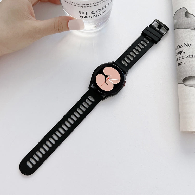 Cinturino in silicone bicolore, For Samsung Galaxy Watch4 40mm / 44mm