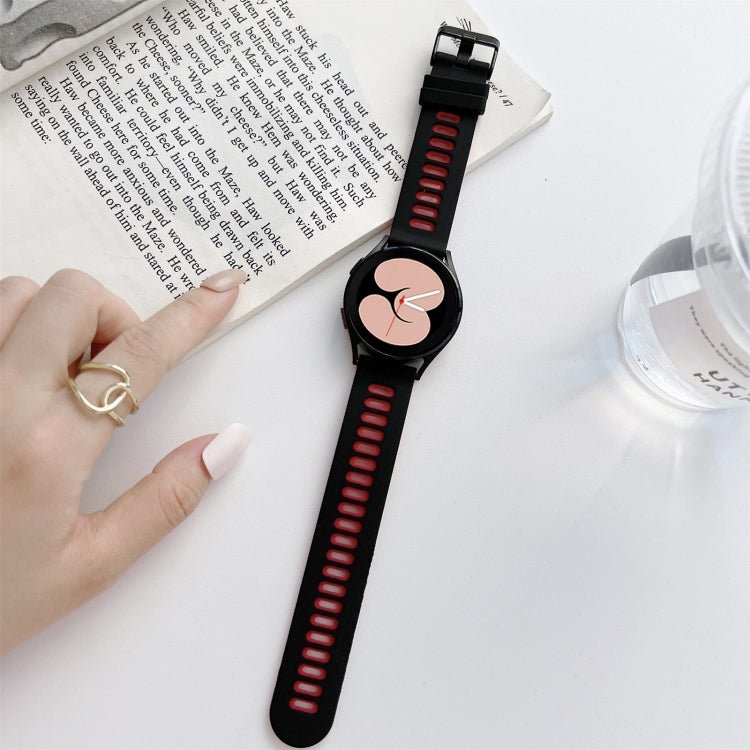 Cinturino in silicone bicolore, For Samsung Galaxy Watch4 40mm / 44mm