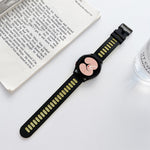 Cinturino in silicone bicolore, For Samsung Galaxy Watch4 40mm / 44mm