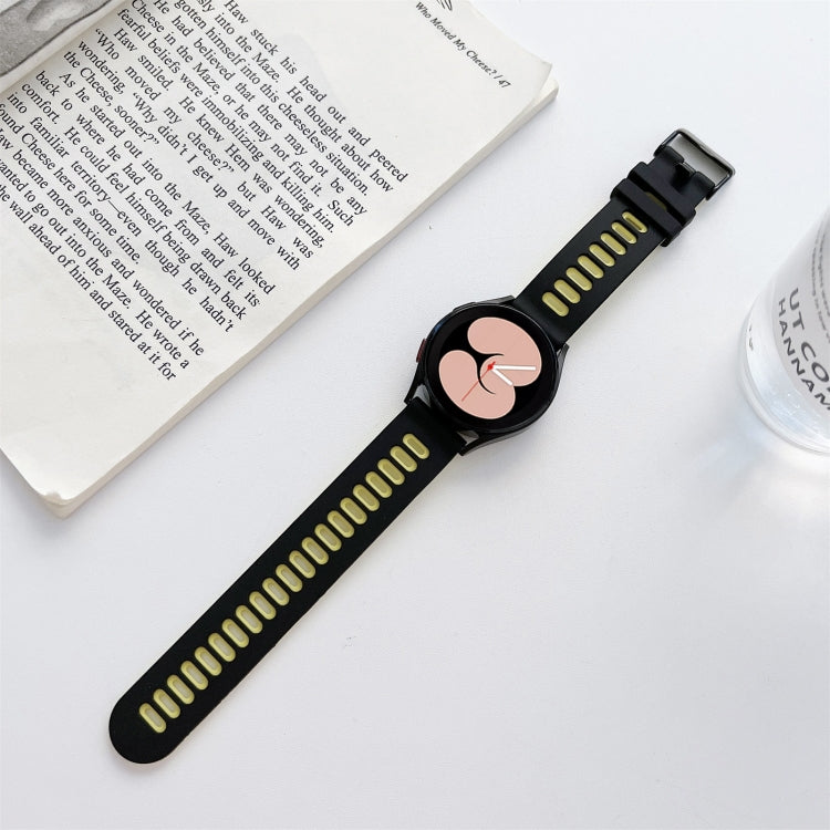 Cinturino in silicone bicolore, For Samsung Galaxy Watch4 40mm / 44mm