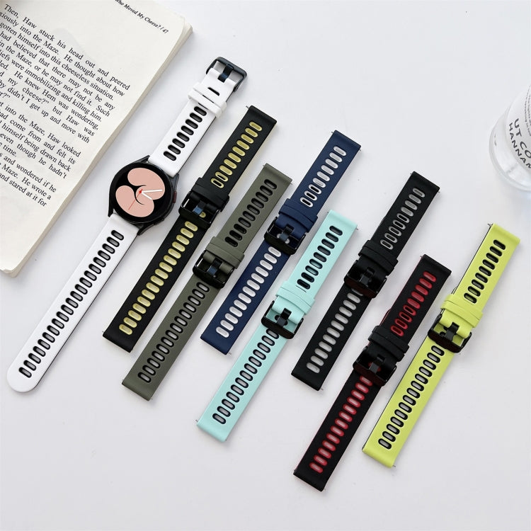 Cinturino in silicone bicolore, For Samsung Galaxy Watch4 40mm / 44mm