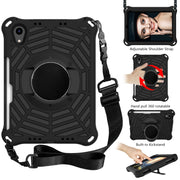Custodia per tablet Spider King EVA con tracolla, supporto e slot per penna, For iPad mini 2024 / mini 6