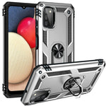 Custodia protettiva antiurto in TPU + PC con supporto girevole a 360 gradi, For Samsung Galaxy A03s 164mm Version
