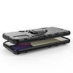 Custodia per telefono antiurto PC + TPU con supporto per anello magnetico, For Samsung Galaxy A03s 166mm