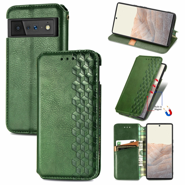 Custodia in pelle magnetica a vibrazione orizzontale pressata a griglia cubica con supporto, slot per carte e portafoglio, For Doogee N40 Pro, For Infinix Zero 8, For OPPO Realme C21Y, For Vodafone Smart E11, For Wiko Power U30                         ...