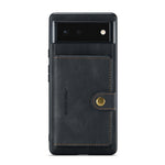 Custodia protettiva per telefono staccabile magnetica retrò JEEHOOD, For Google Pixel 6, For Google Pixel 6 Pro